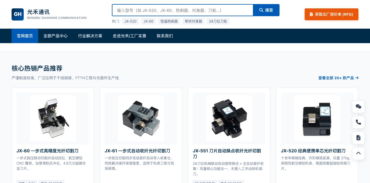 光禾通讯主力产品架构截图